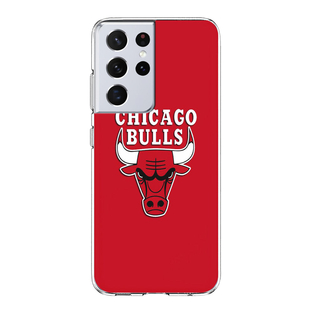NBA Chicago Bulls Basketball 001 Samsung Galaxy S21 Ultra Case-Phone Case-Clear Soft Case-Altracase
