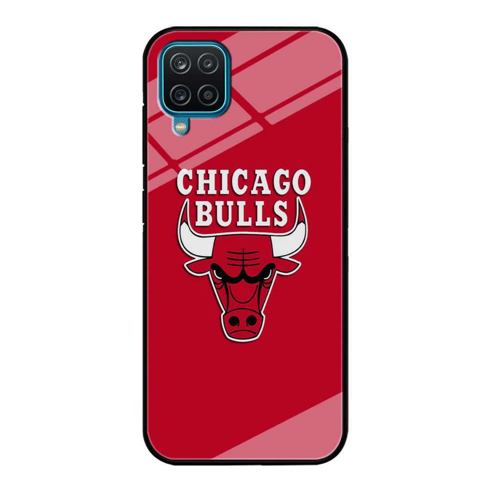 NBA Chicago Bulls Basketball 001 Samsung Galaxy A12 Case-Phone Case-Tempered Glass Case-Altracase