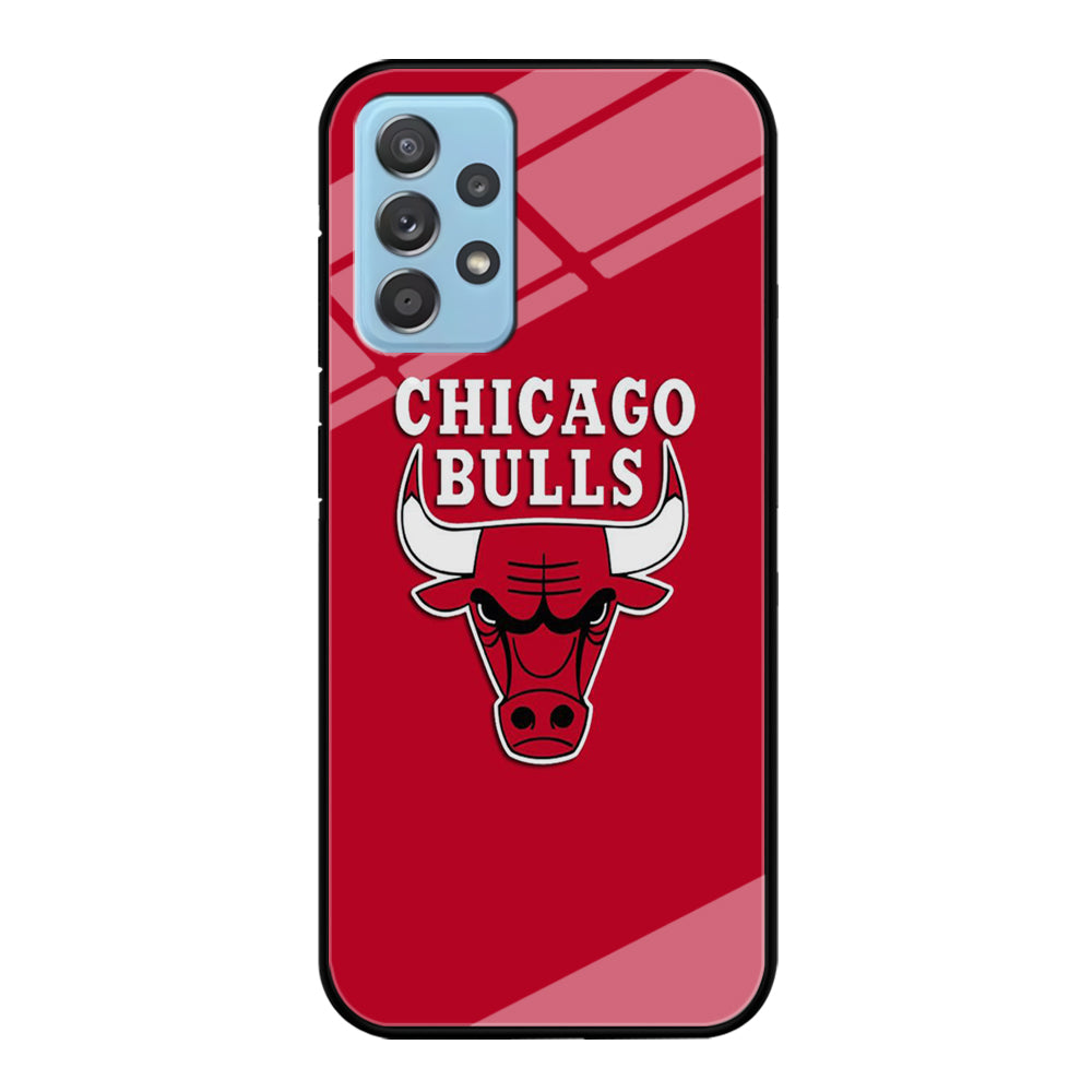 NBA Chicago Bulls Basketball 001 Samsung Galaxy A72 Case-Phone Case-Tempered Glass Case-Altracase