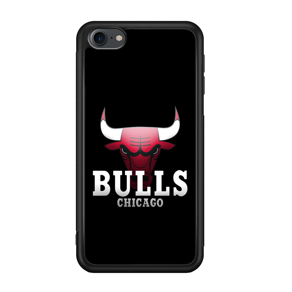 NBA Chicago Bulls Basketball 002 iPod Touch 6 Case-Phone Case-Rubber White (2D Case)-Altracase