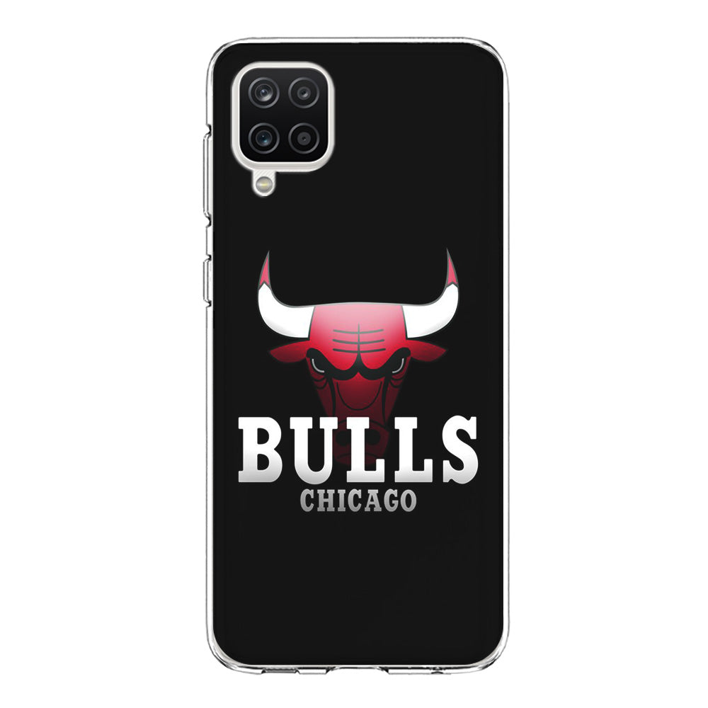 NBA Chicago Bulls Basketball 002 Samsung Galaxy A12 Case-Phone Case-Clear Soft Case-Altracase