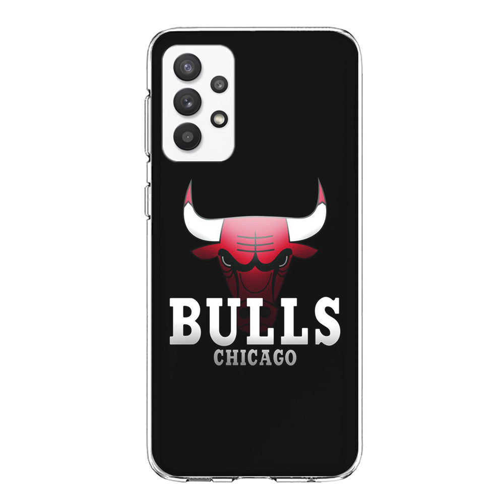 NBA Chicago Bulls Basketball 002 Samsung Galaxy A32 Case-Phone Case-Clear Soft Case-Altracase