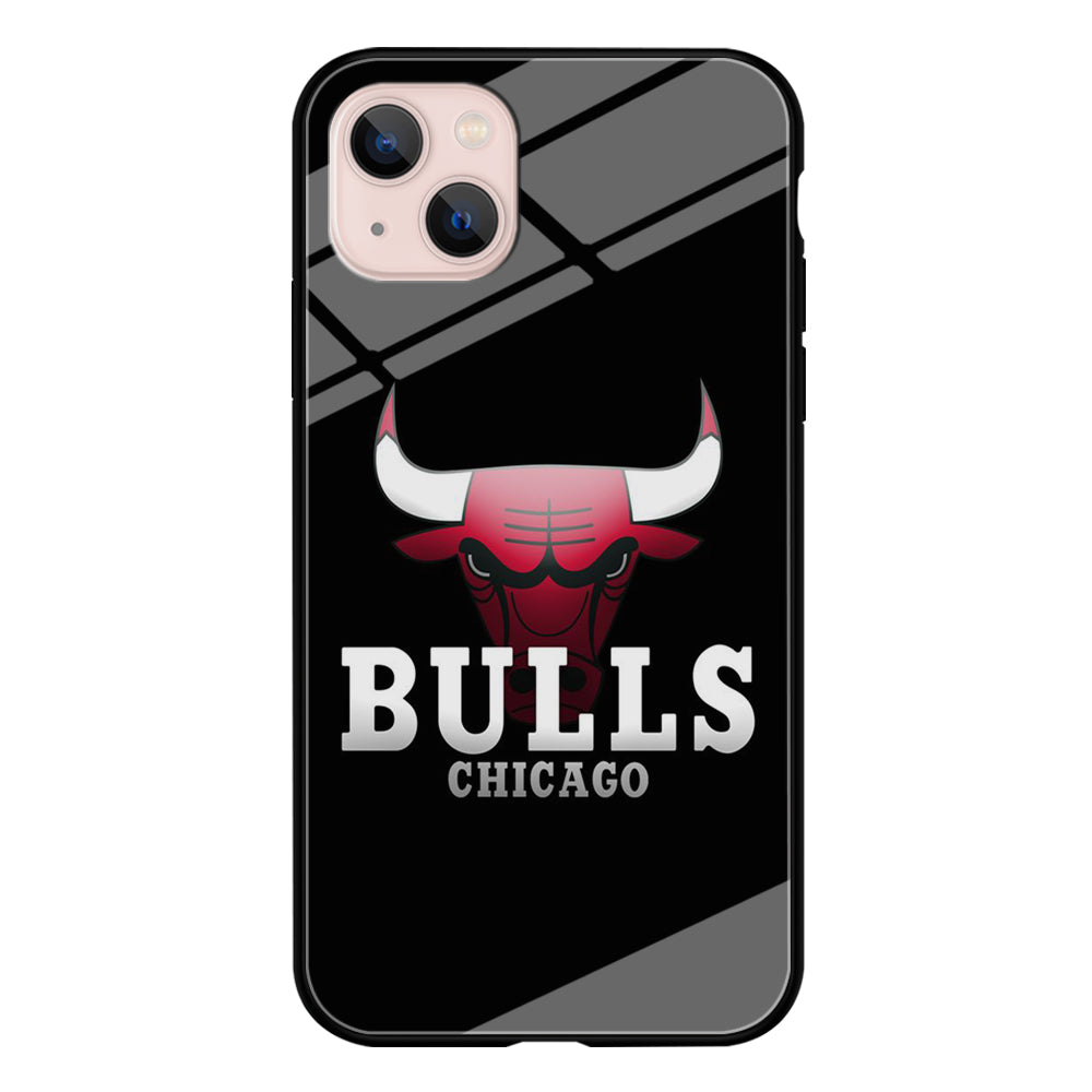 NBA Chicago Bulls Basketball 002 iPhone 15 Plus Case-Phone Case-Tempered Glass Case-Altracase
