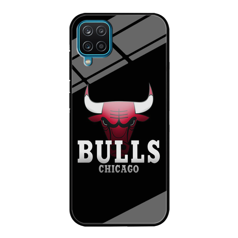 NBA Chicago Bulls Basketball 002 Samsung Galaxy A12 Case-Phone Case-Tempered Glass Case-Altracase