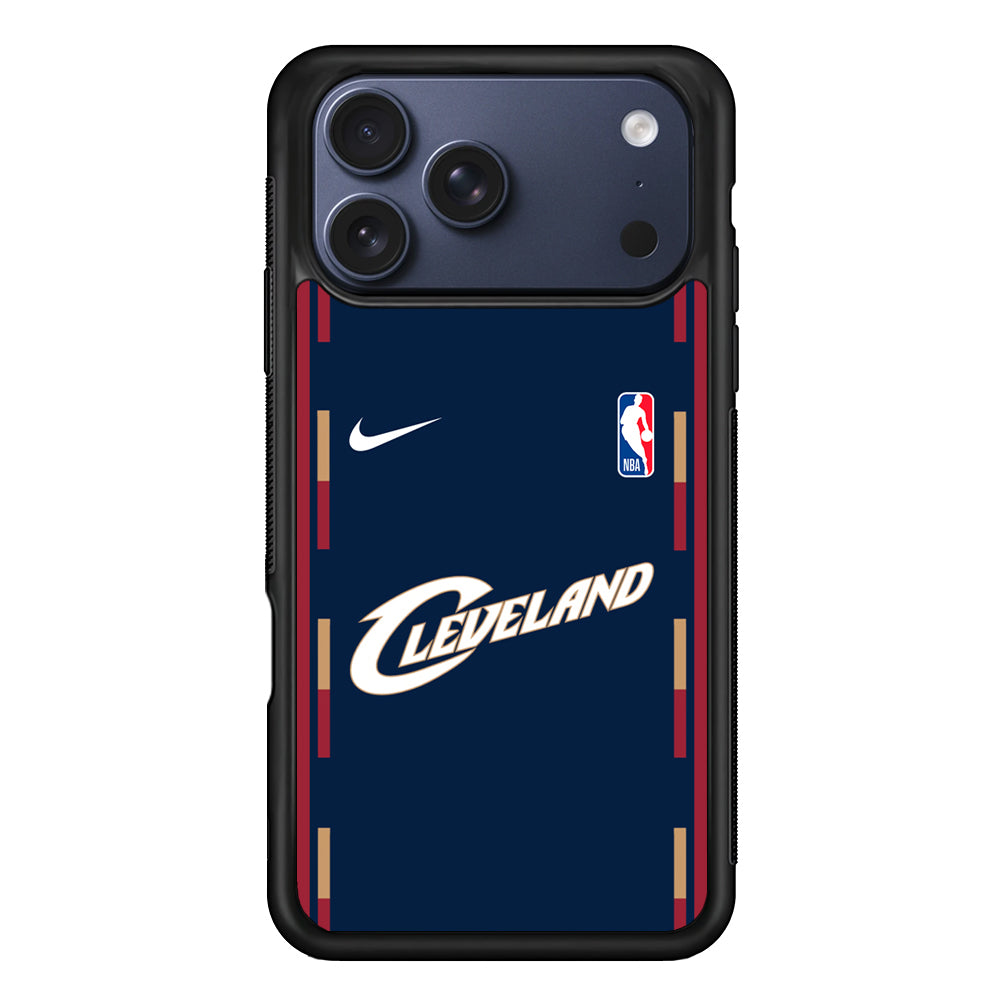 NBA Cleveland Cavaliers Navy Nike iPhone 17 Pro Case - Altracase