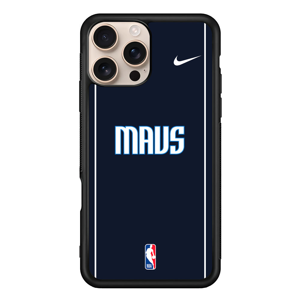 NBA Dallas Mavericks Navy Nike iPhone 16 Pro Max Case - Altracase