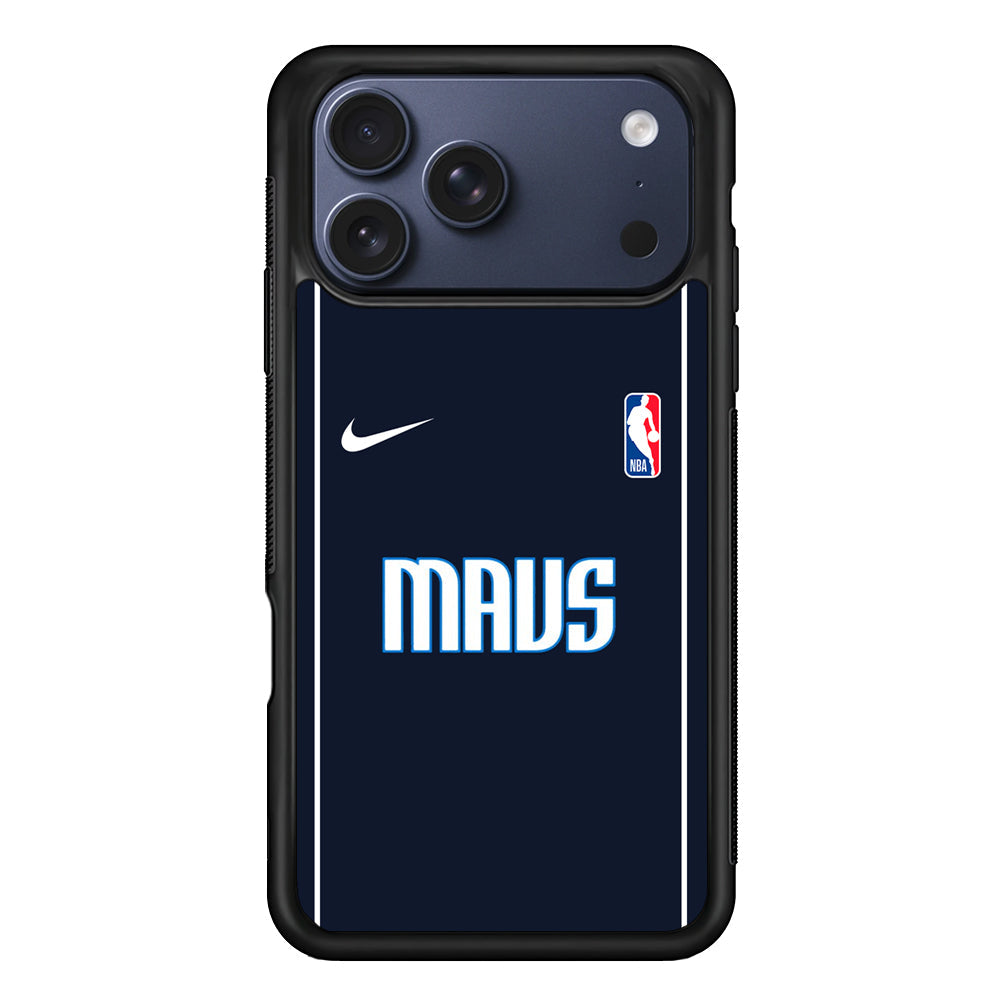 NBA Dallas Mavericks Navy Nike iPhone 17 Pro Max Case - Altracase