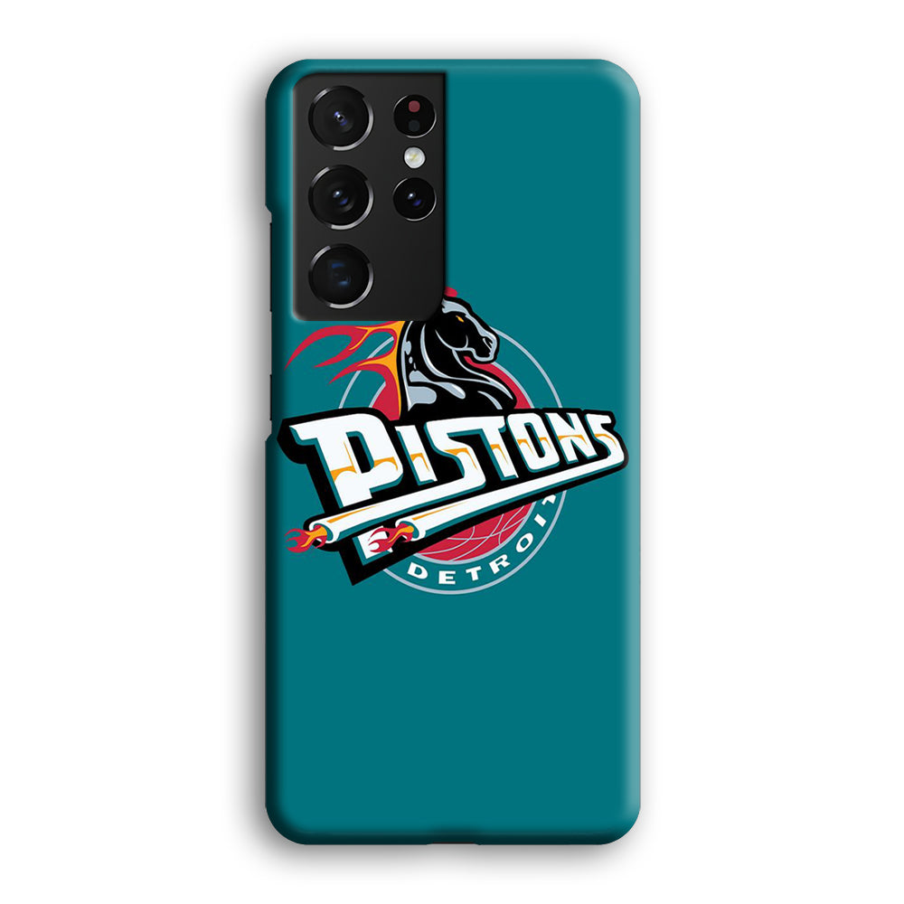 NBA Detroit Pistons Basketball 001 Samsung Galaxy S21 Ultra Case-Phone Case-3D Case-Altracase