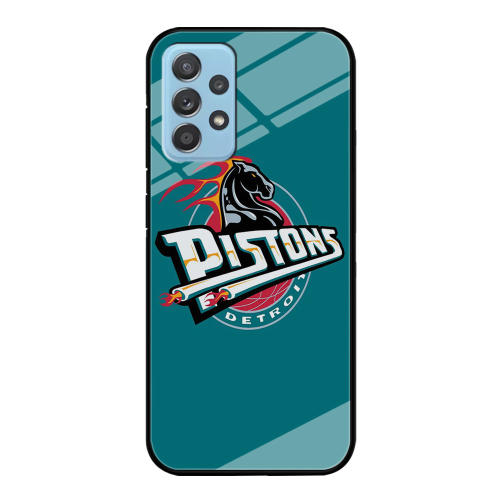 NBA Detroit Pistons Basketball 001 Samsung Galaxy A72 Case-Phone Case-Tempered Glass Case-Altracase