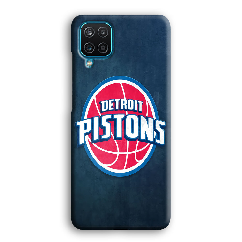 NBA Detroit Pistons Basketball 002 Samsung Galaxy A12 Case-Phone Case-3D Case-Altracase