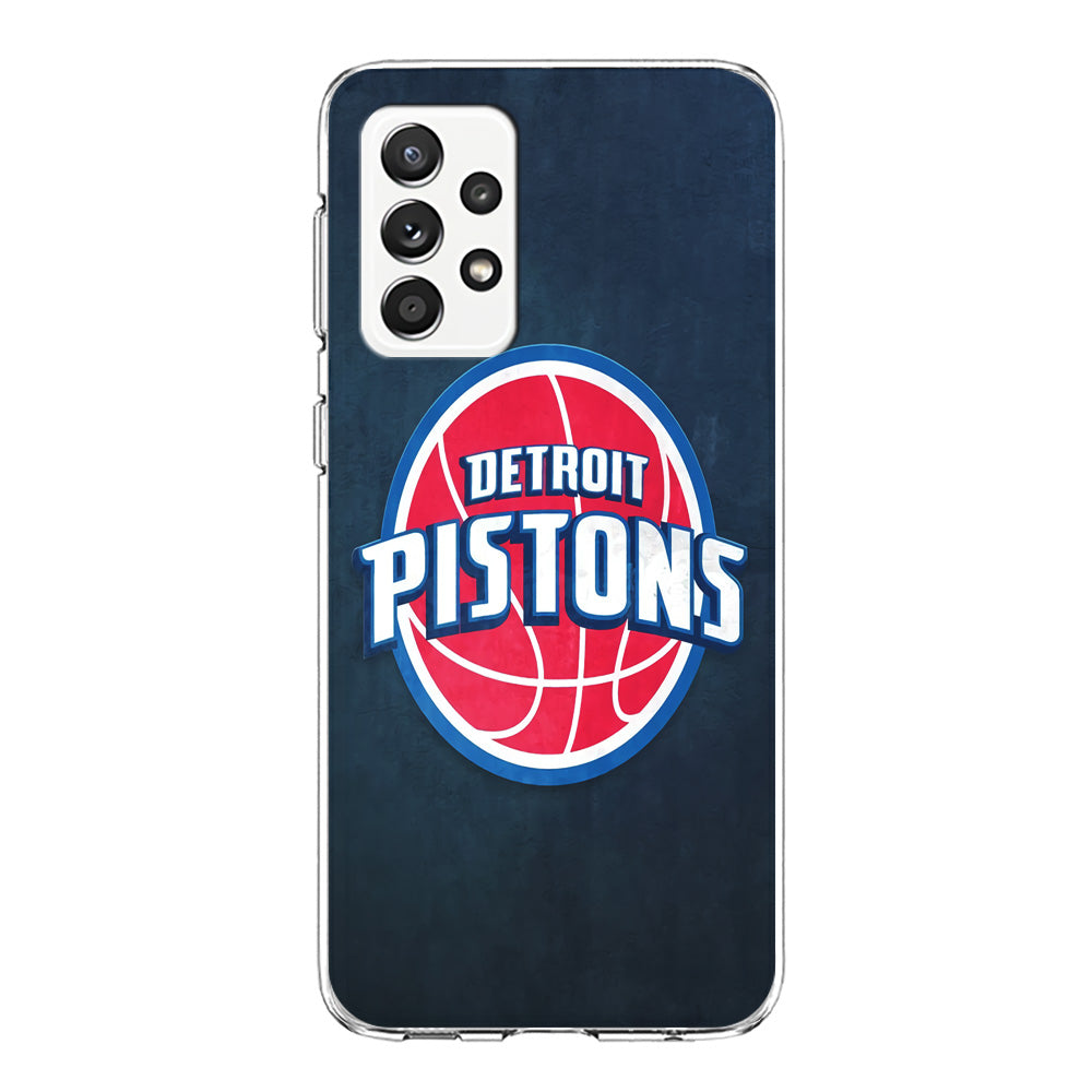 NBA Detroit Pistons Basketball 002 Samsung Galaxy A72 Case-Phone Case-Clear Soft Case-Altracase