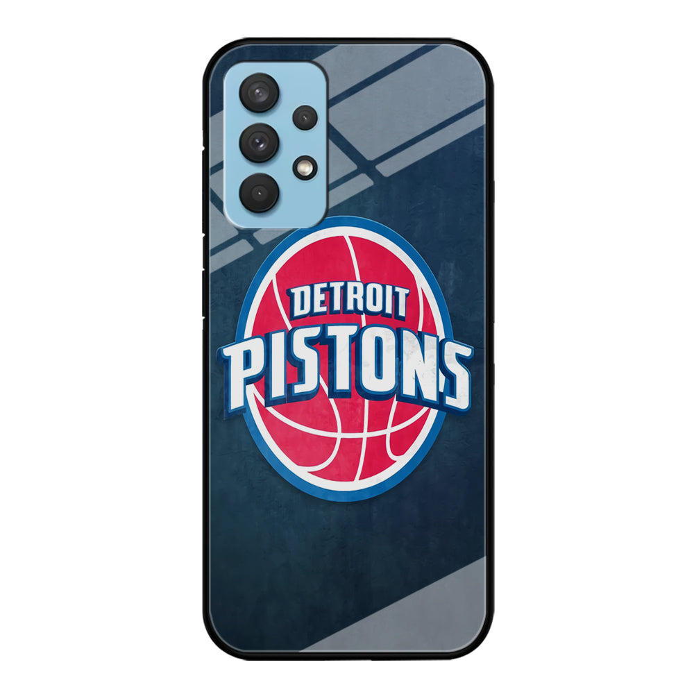 NBA Detroit Pistons Basketball 002 Samsung Galaxy A32 Case-Phone Case-Tempered Glass Case-Altracase