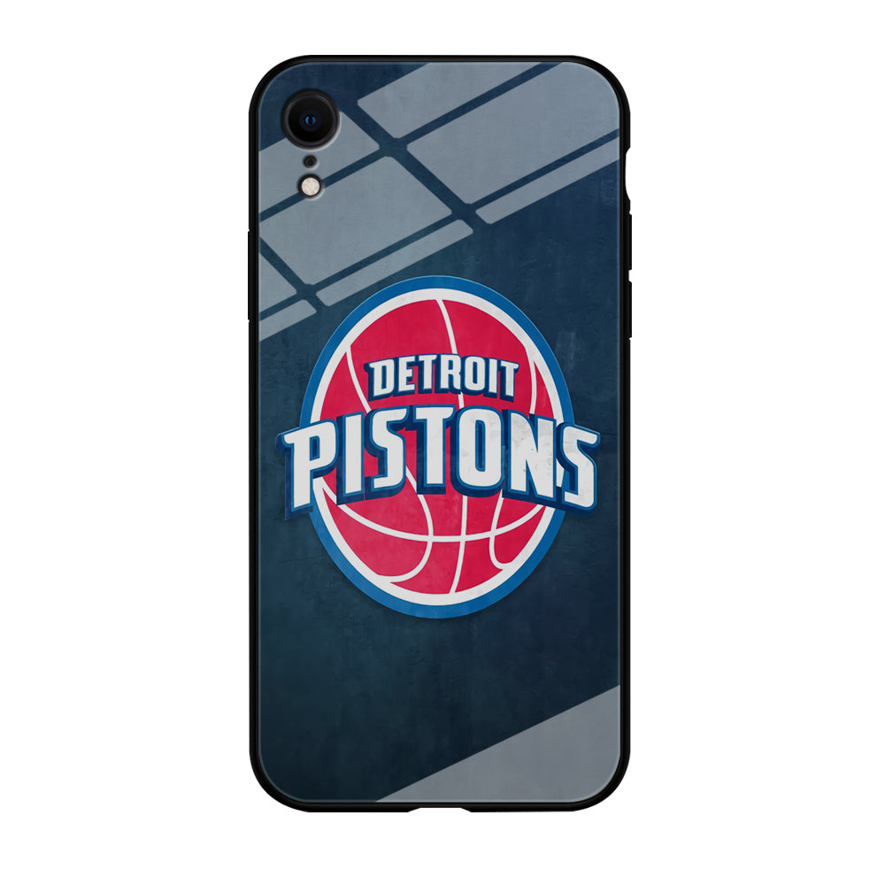NBA Detroit Pistons Basketball 002 iPhone XR Case-Phone Case-Tempered Glass Case-Altracase