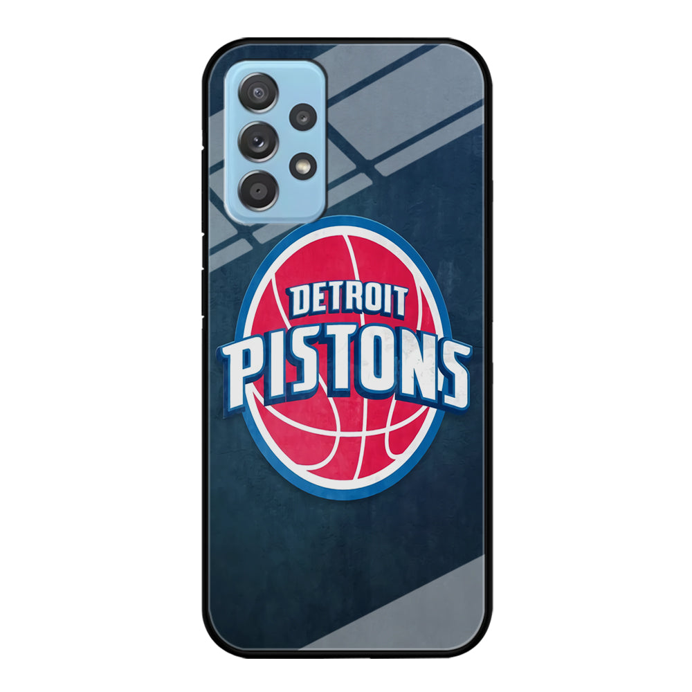 NBA Detroit Pistons Basketball 002 Samsung Galaxy A72 Case-Phone Case-Tempered Glass Case-Altracase