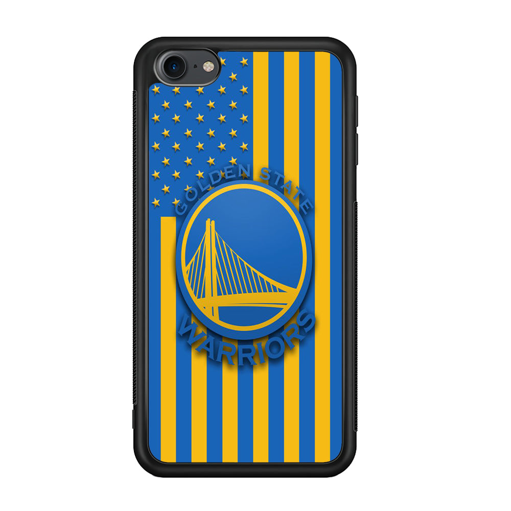 NBA Golden State Warriors Basketball 001 iPod Touch 6 Case-Phone Case-Rubber White (2D Case)-Altracase