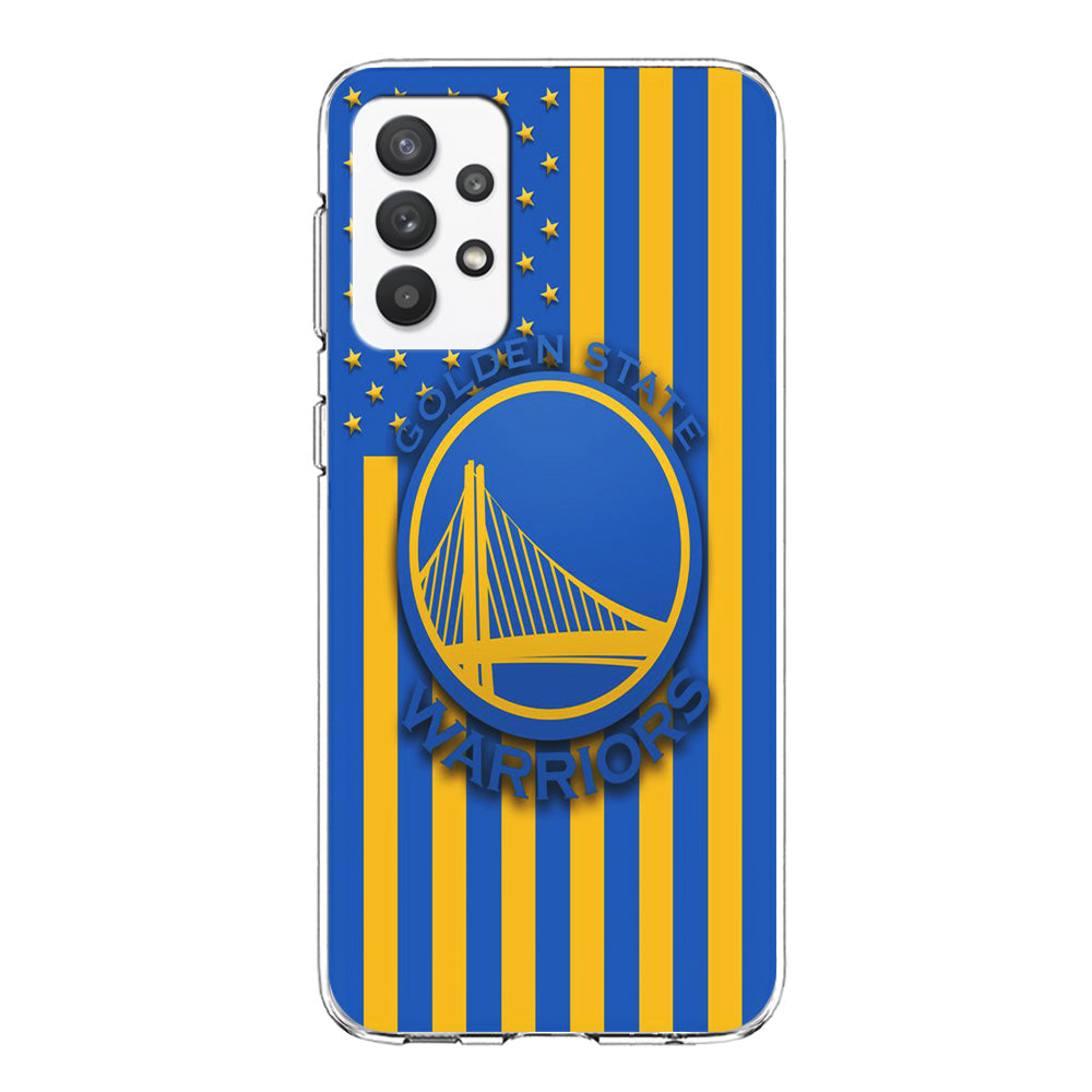 NBA Golden State Warriors Basketball 001 Samsung Galaxy A32 Case-Phone Case-Clear Soft Case-Altracase