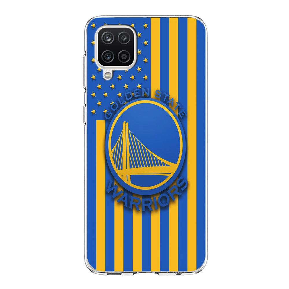 NBA Golden State Warriors Basketball 001 Samsung Galaxy A12 Case-Phone Case-Clear Soft Case-Altracase
