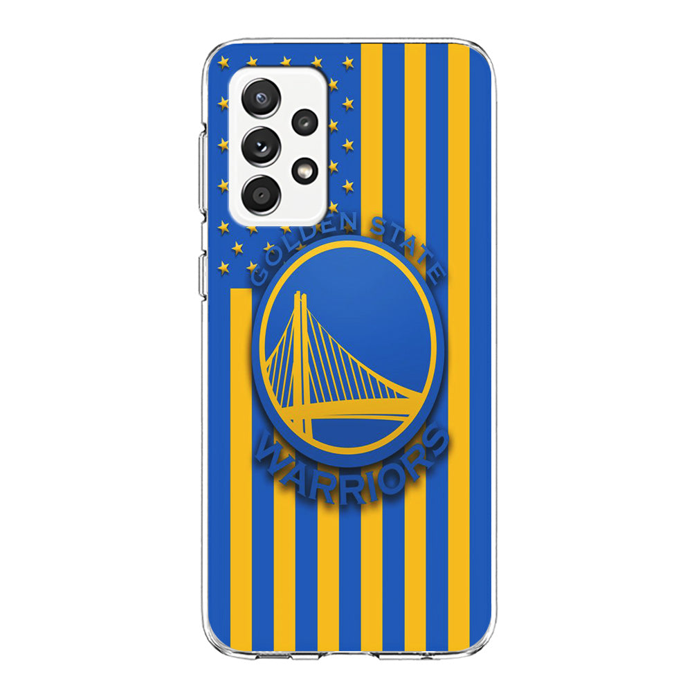 NBA Golden State Warriors Basketball 001 Samsung Galaxy A72 Case-Phone Case-Clear Soft Case-Altracase