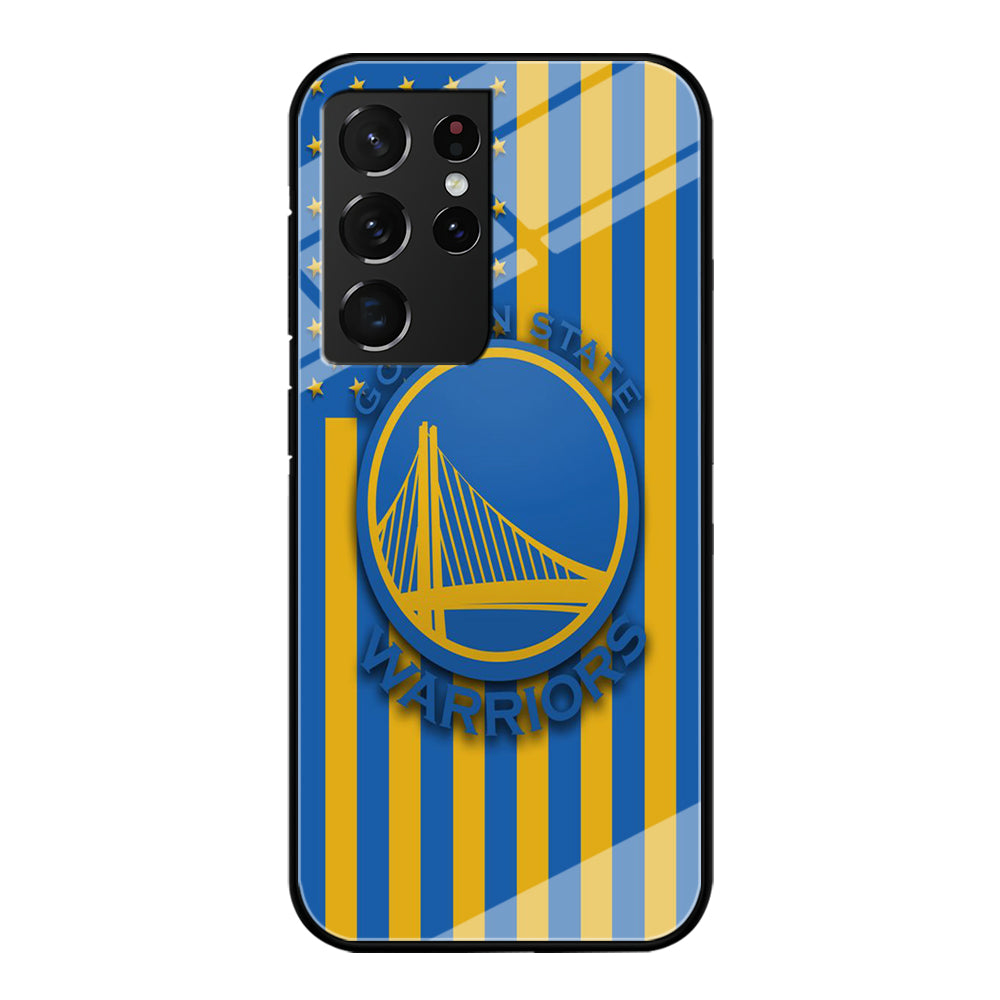 NBA Golden State Warriors Basketball 001 Samsung Galaxy S21 Ultra Case-Phone Case-Tempered Glass Case-Altracase