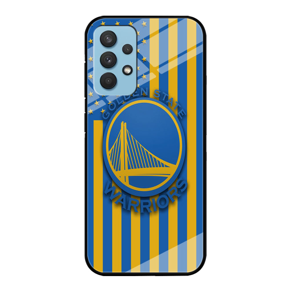 NBA Golden State Warriors Basketball 001 Samsung Galaxy A32 Case-Phone Case-Tempered Glass Case-Altracase
