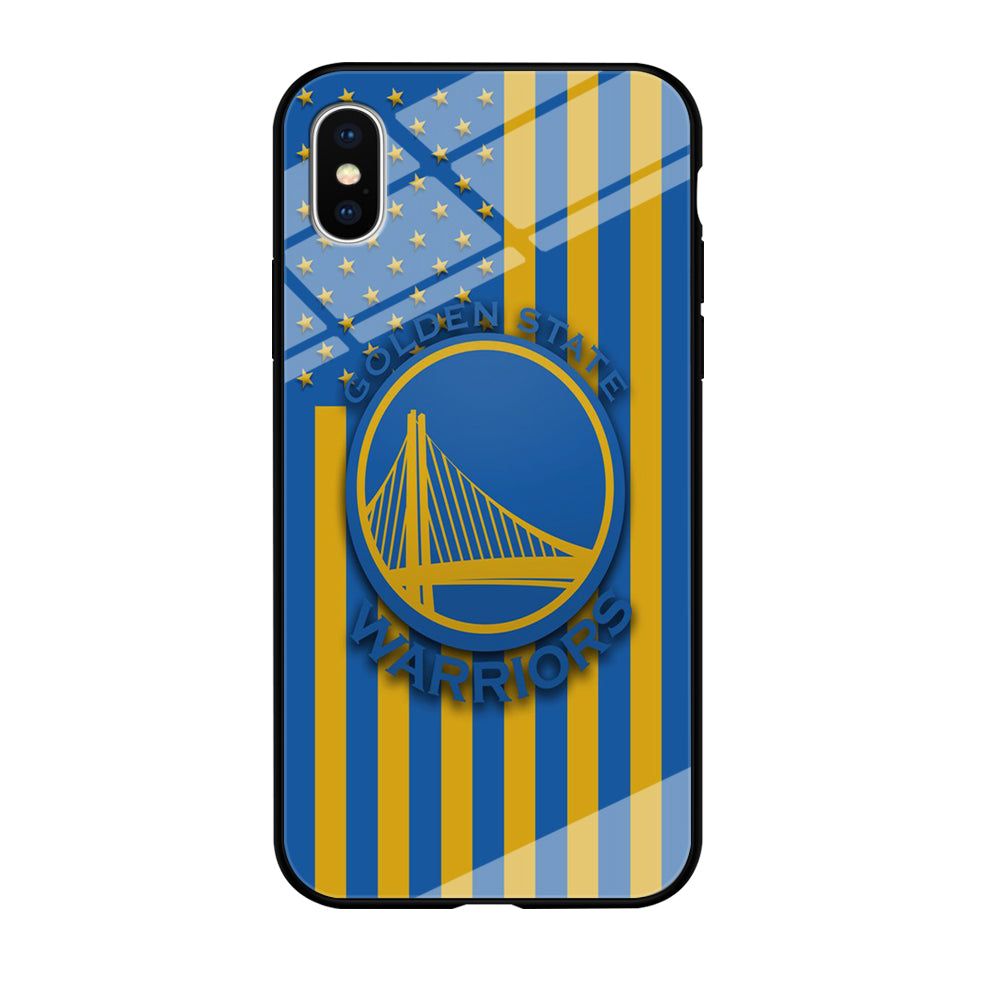 NBA Golden State Warriors Basketball 001 iPhone Xs Case-Phone Case-Tempered Glass Case-Altracase