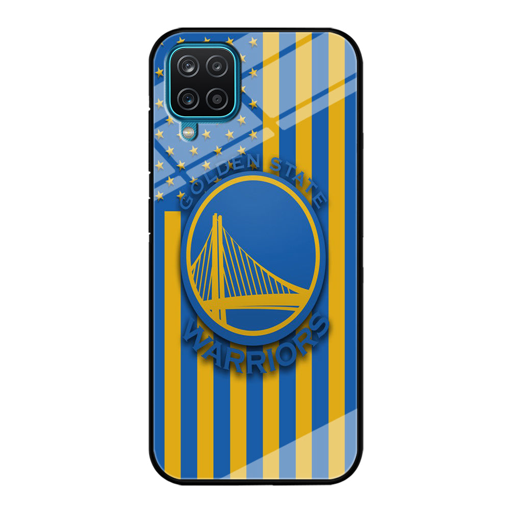 NBA Golden State Warriors Basketball 001 Samsung Galaxy A12 Case-Phone Case-Tempered Glass Case-Altracase