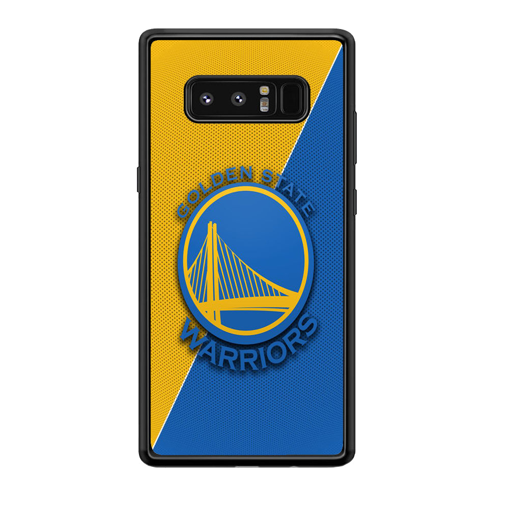 NBA Golden State Warriors Basketball 002 Samsung Galaxy Note 8 Case-Phone Case-Rubber Black (2D Case)-Altracase