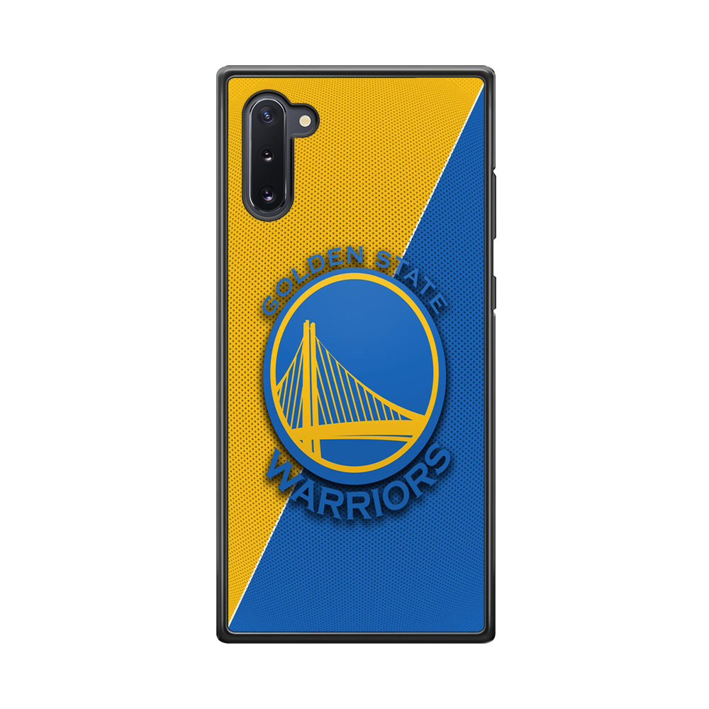 NBA Golden State Warriors Basketball 002 Samsung Galaxy Note 10 Case-Phone Case-Rubber Black (2D Case)-Altracase