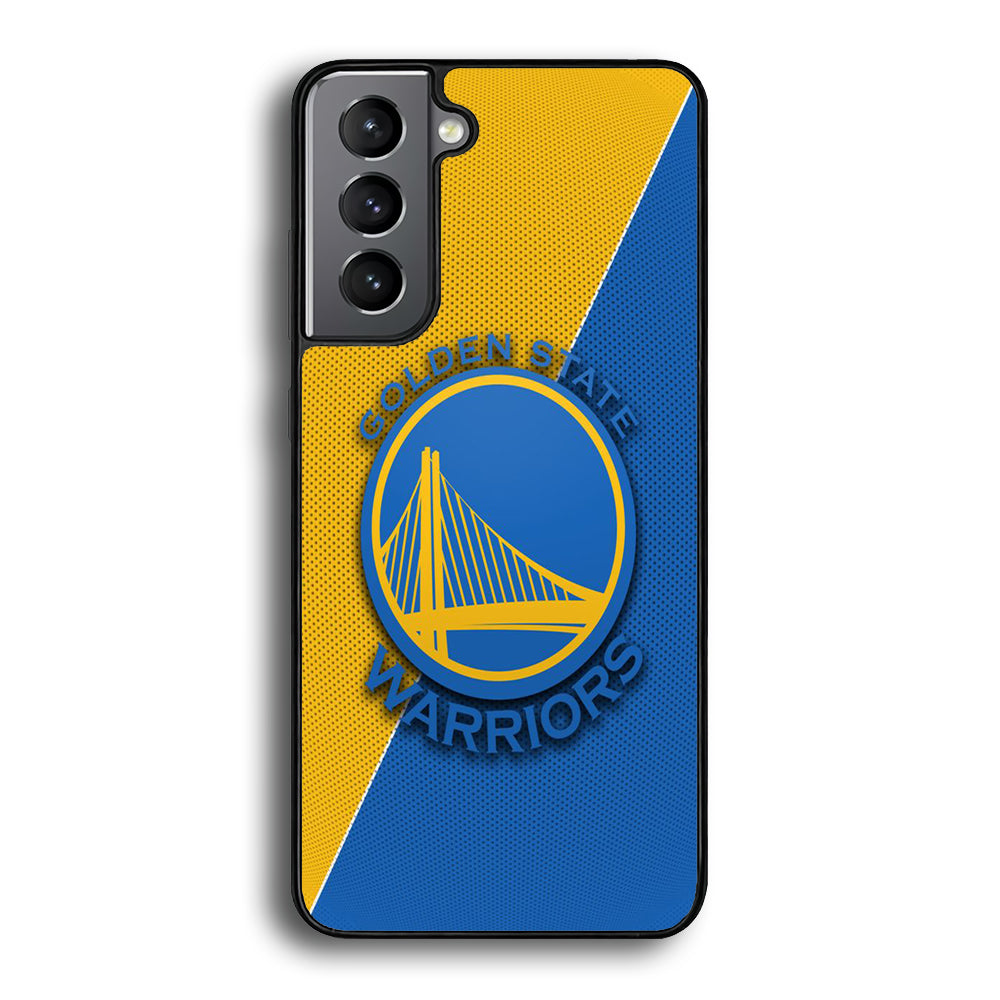 NBA Golden State Warriors Basketball 002 Samsung Galaxy S24 Case-Phone Case-Rubber Black (2D Case)-Altracase