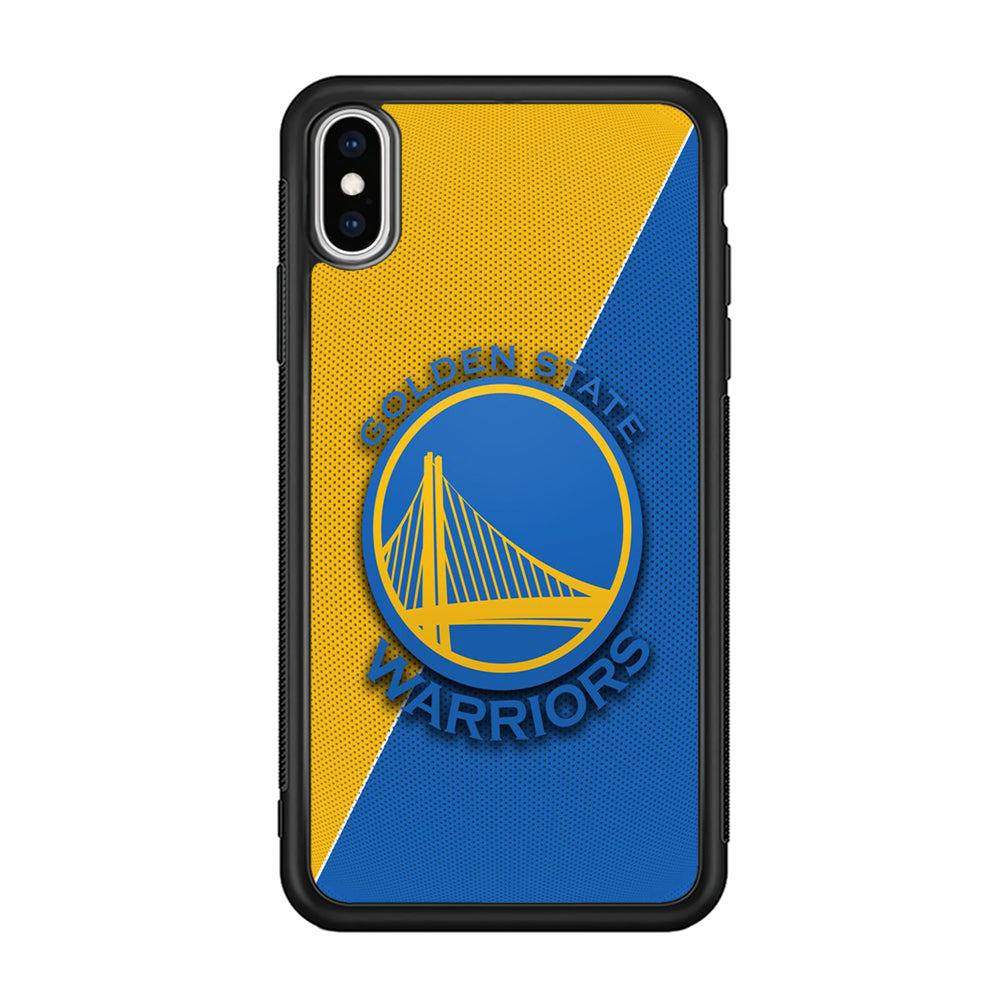 NBA Golden State Warriors Basketball 002 iPhone X Case-Phone Case-Rubber Black (2D Case)-Altracase