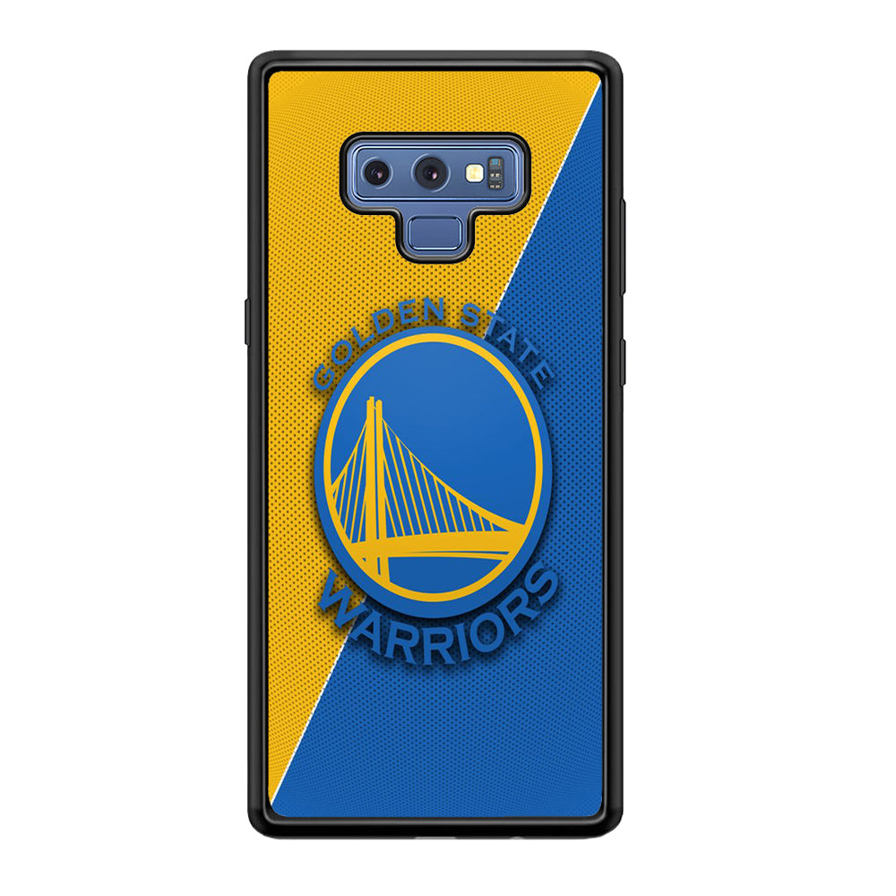 NBA Golden State Warriors Basketball 002 Samsung Galaxy Note 9 Case-Phone Case-Rubber Black (2D Case)-Altracase
