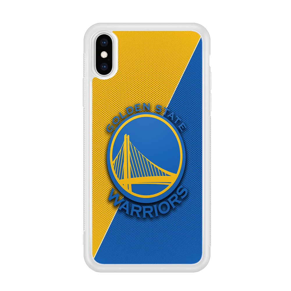NBA Golden State Warriors Basketball 002 iPhone X Case-Phone Case-Rubber White (2D Case)-Altracase