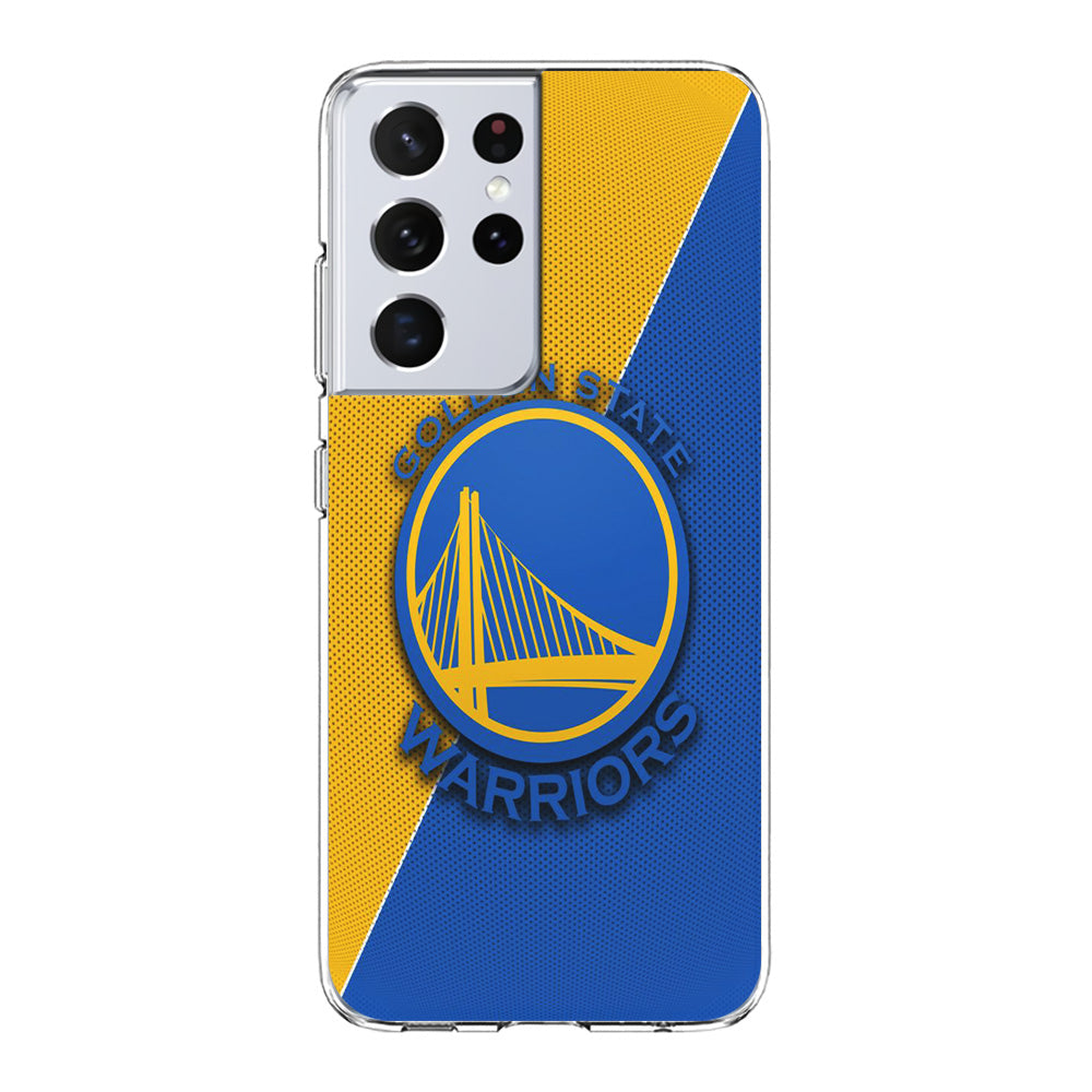 NBA Golden State Warriors Basketball 002 Samsung Galaxy S21 Ultra Case-Phone Case-Clear Soft Case-Altracase