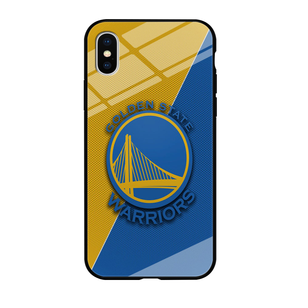 NBA Golden State Warriors Basketball 002 iPhone Xs Case-Phone Case-Tempered Glass Case-Altracase
