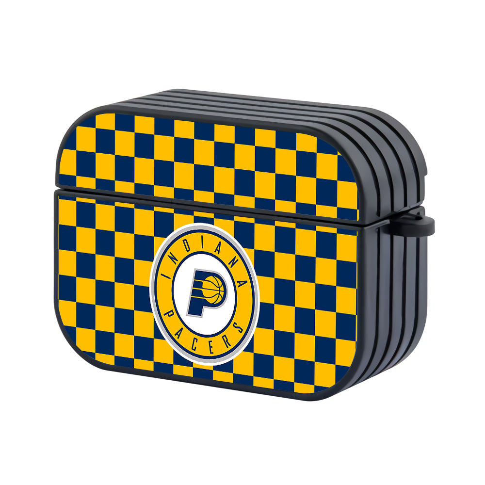 NBA Indiana Pacers Checkered Apple AirPods Pro 3 Case-AirPods Pro 3 Case-Altracase