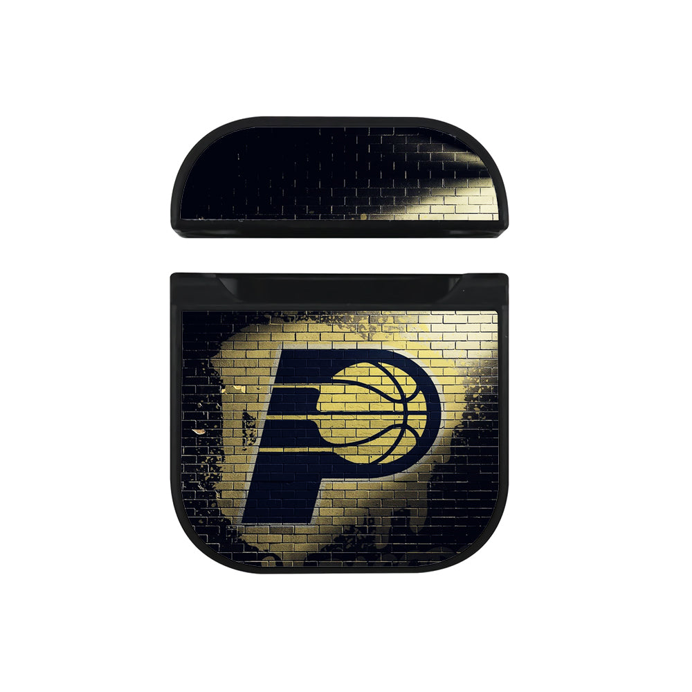 NBA Indiana Pacers Wall Apple AirPods Case-AirPod Case-Black-Altracase