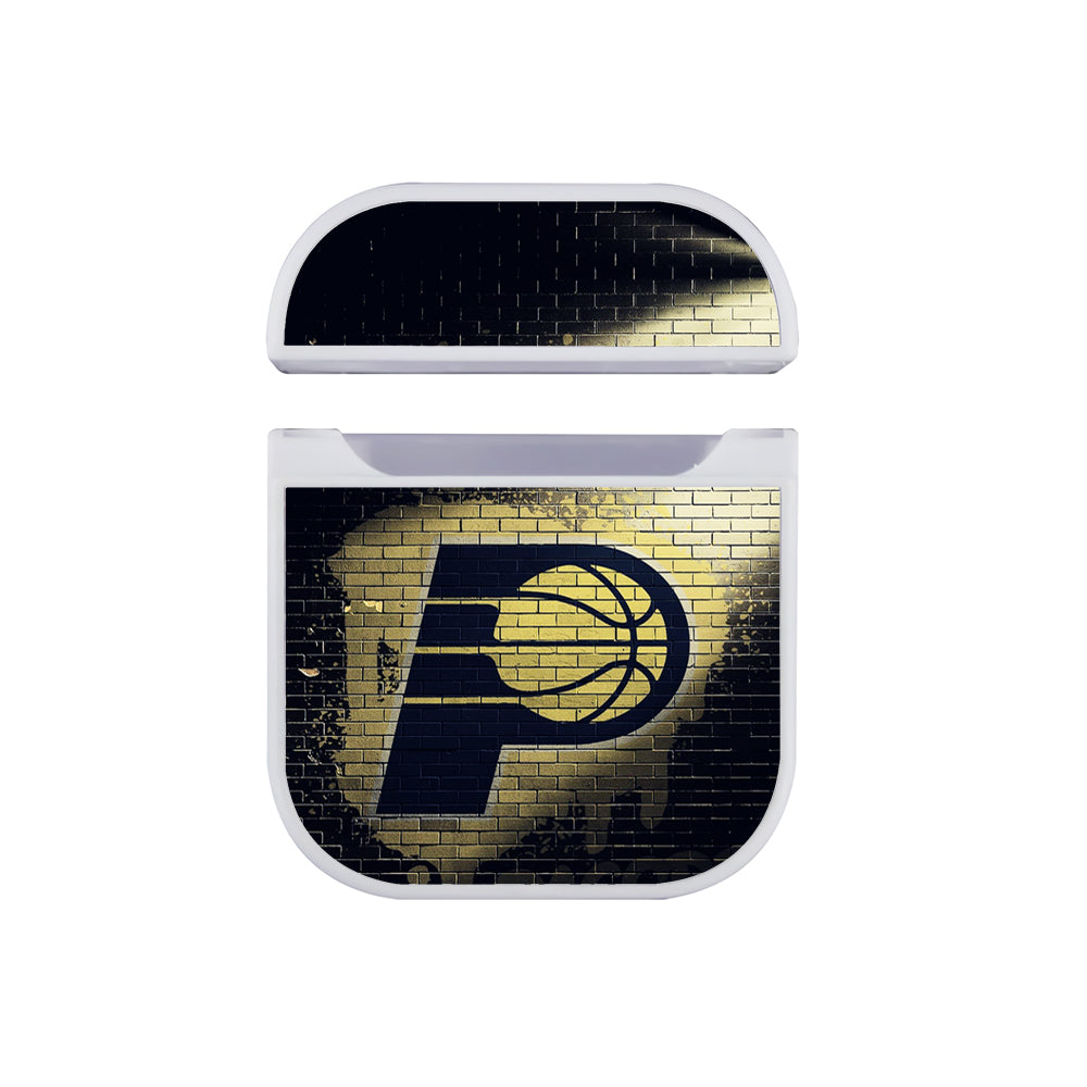 NBA Indiana Pacers Wall Apple AirPods Case-AirPod Case-White-Altracase