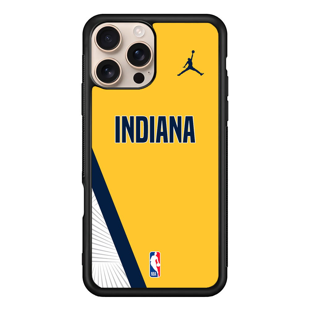NBA Indiana Pacers Yellow Jordan iPhone 16 Pro Case - Altracase