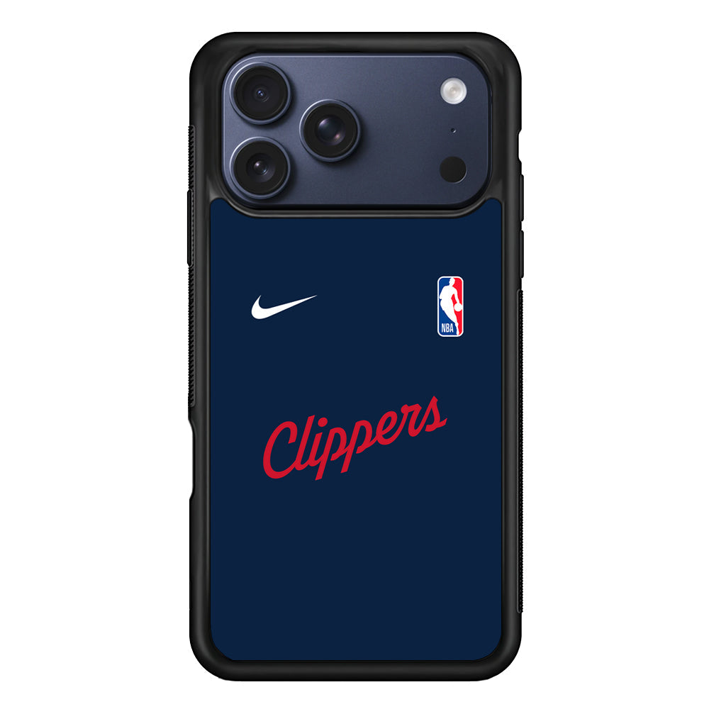 NBA LA Clippers Navy Nike iPhone 17 Pro Max Case - Altracase