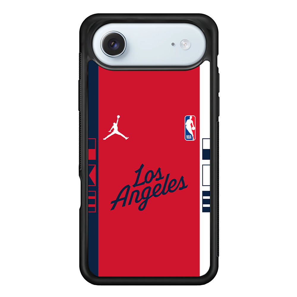 NBA LA Clippers Red Jordan iPhone 17 Air Case - Altracase