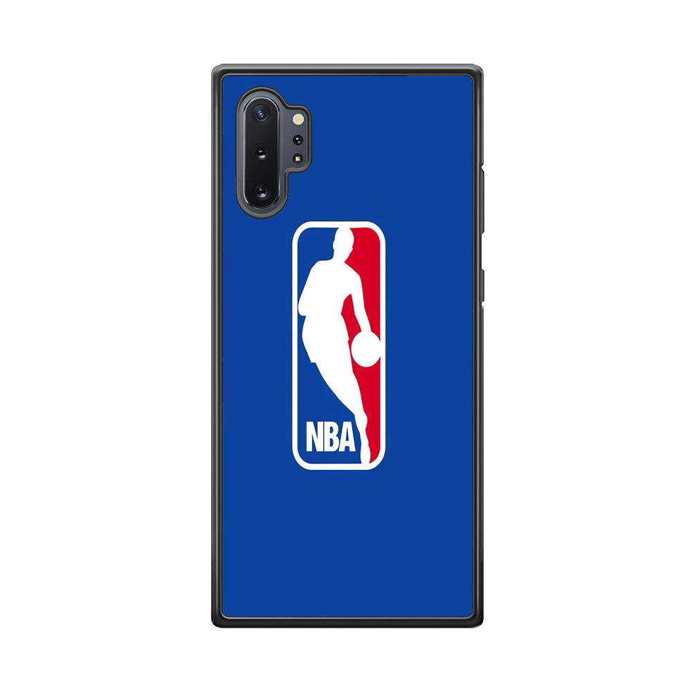 NBA Logo Samsung Galaxy Note 10 Plus Case-Phone Case-Rubber Black (2D Case)-Altracase