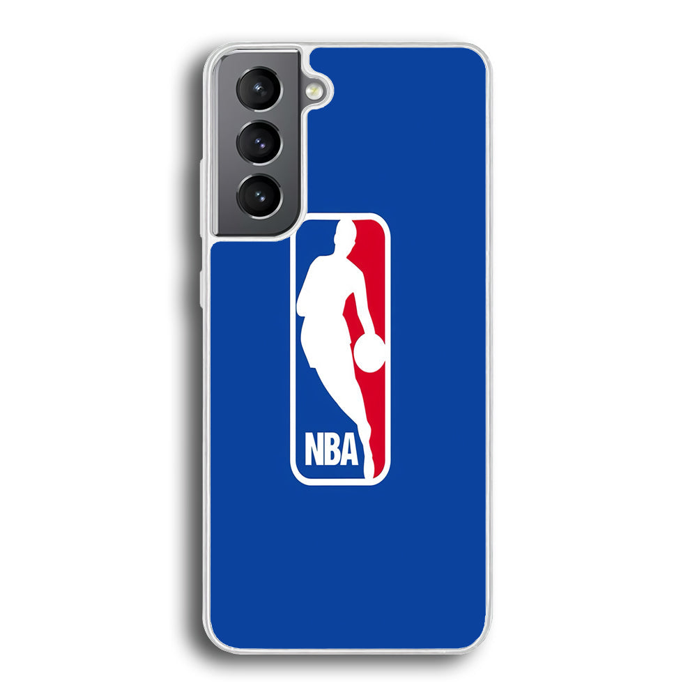 NBA Logo Samsung Galaxy S24 Case-Phone Case-Rubber White (2D Case)-Altracase