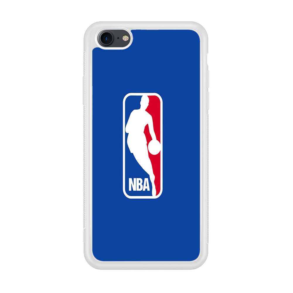 NBA Logo iPhone SE 2020 Case-Phone Case-Rubber White (2D Case)-Altracase
