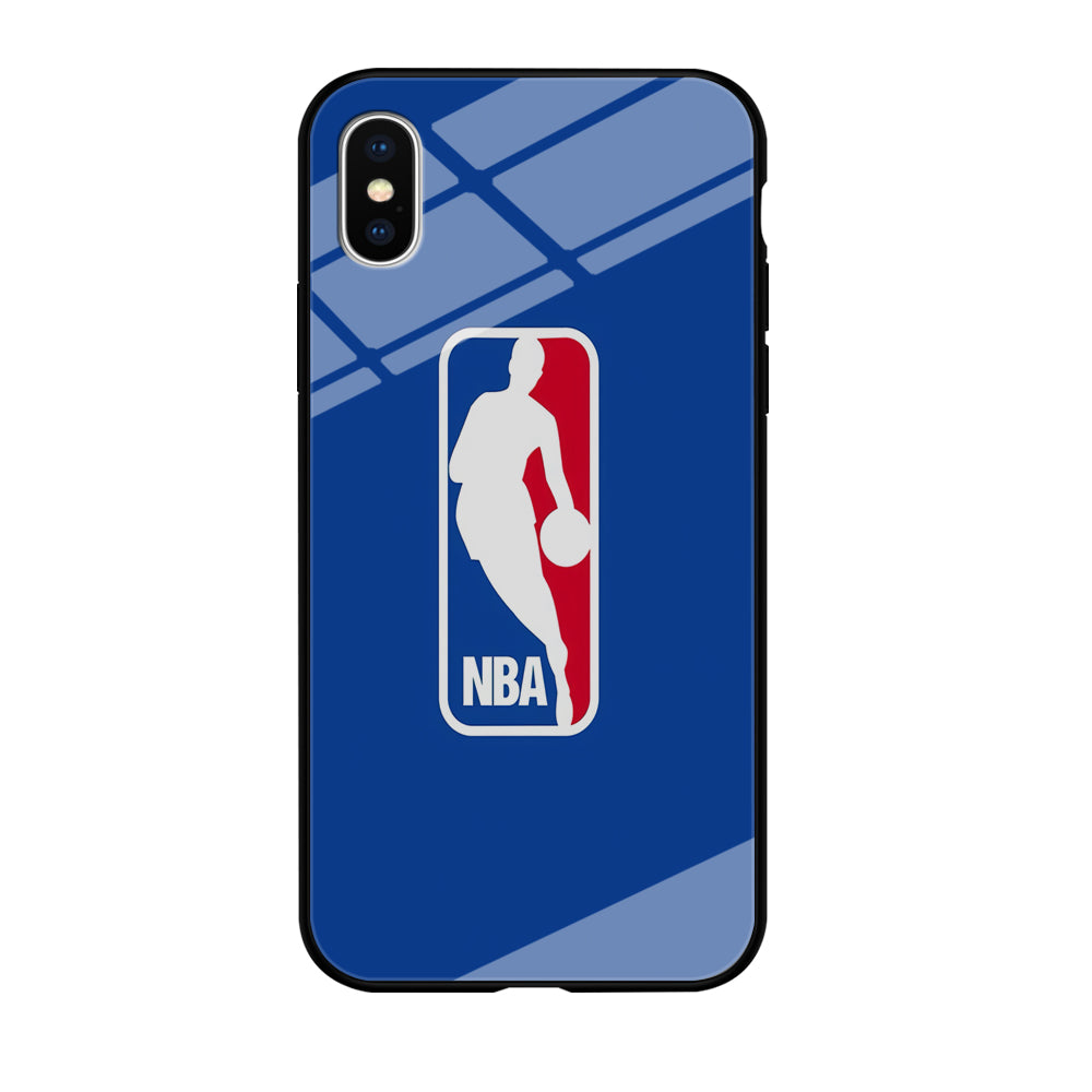 NBA Logo iPhone Xs Case-Phone Case-Tempered Glass Case-Altracase