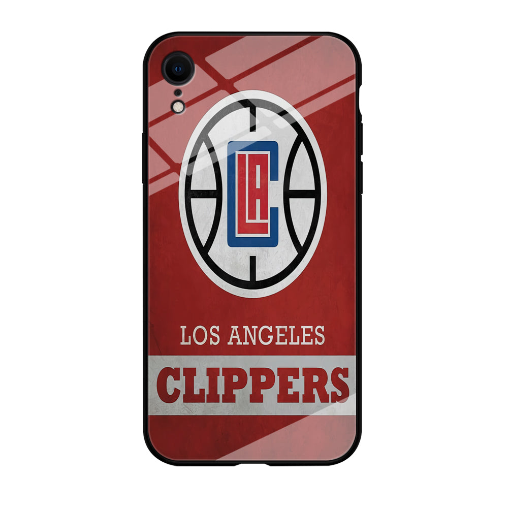 NBA Los Angeles Clippers Basketball 001 iPhone XR Case-Phone Case-Tempered Glass Case-Altracase