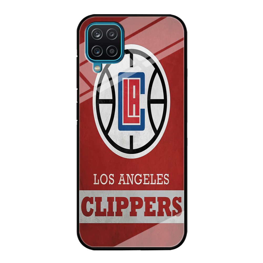 NBA Los Angeles Clippers Basketball 001 Samsung Galaxy A12 Case-Phone Case-Tempered Glass Case-Altracase