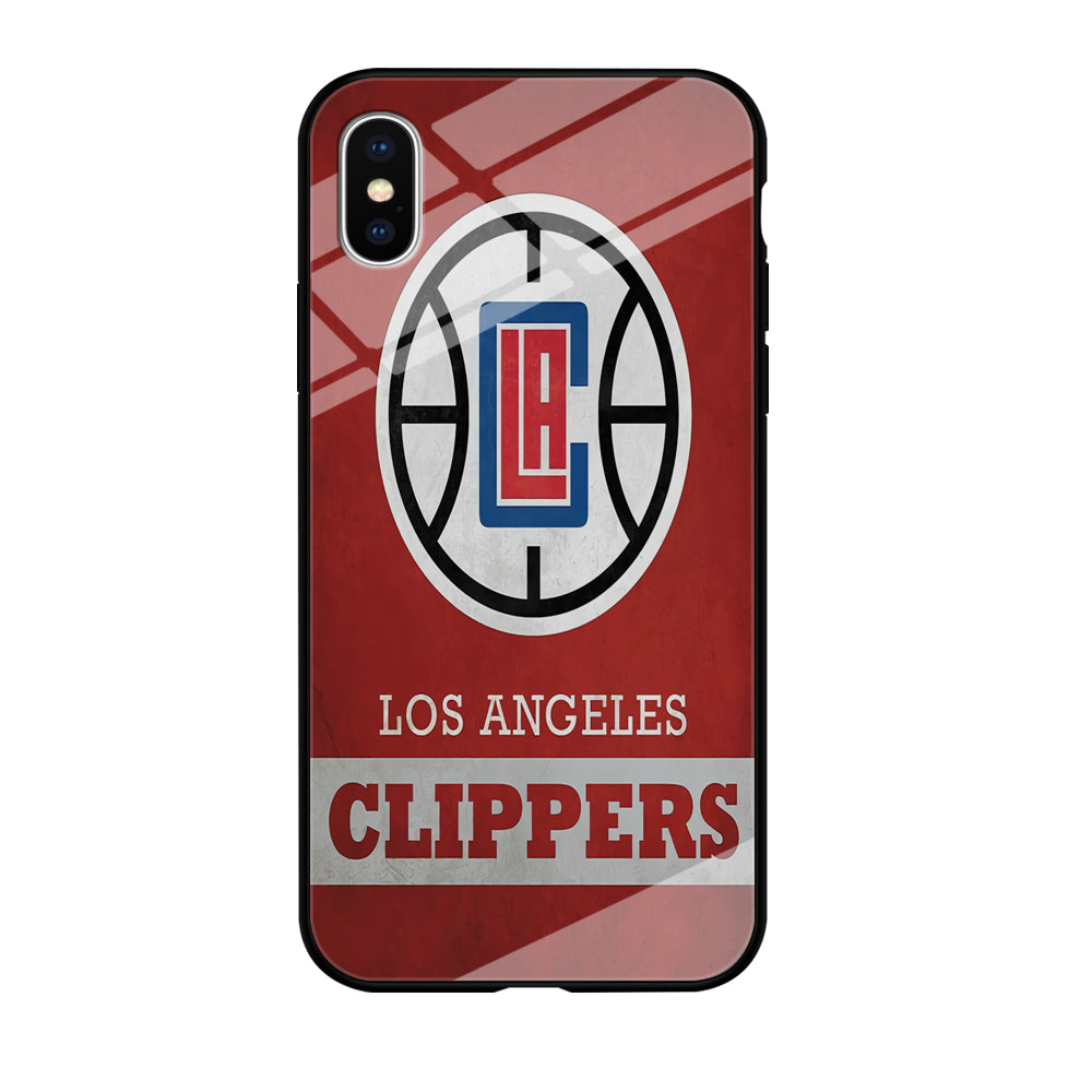 NBA Los Angeles Clippers Basketball 001 iPhone X Case-Phone Case-Tempered Glass Case-Altracase