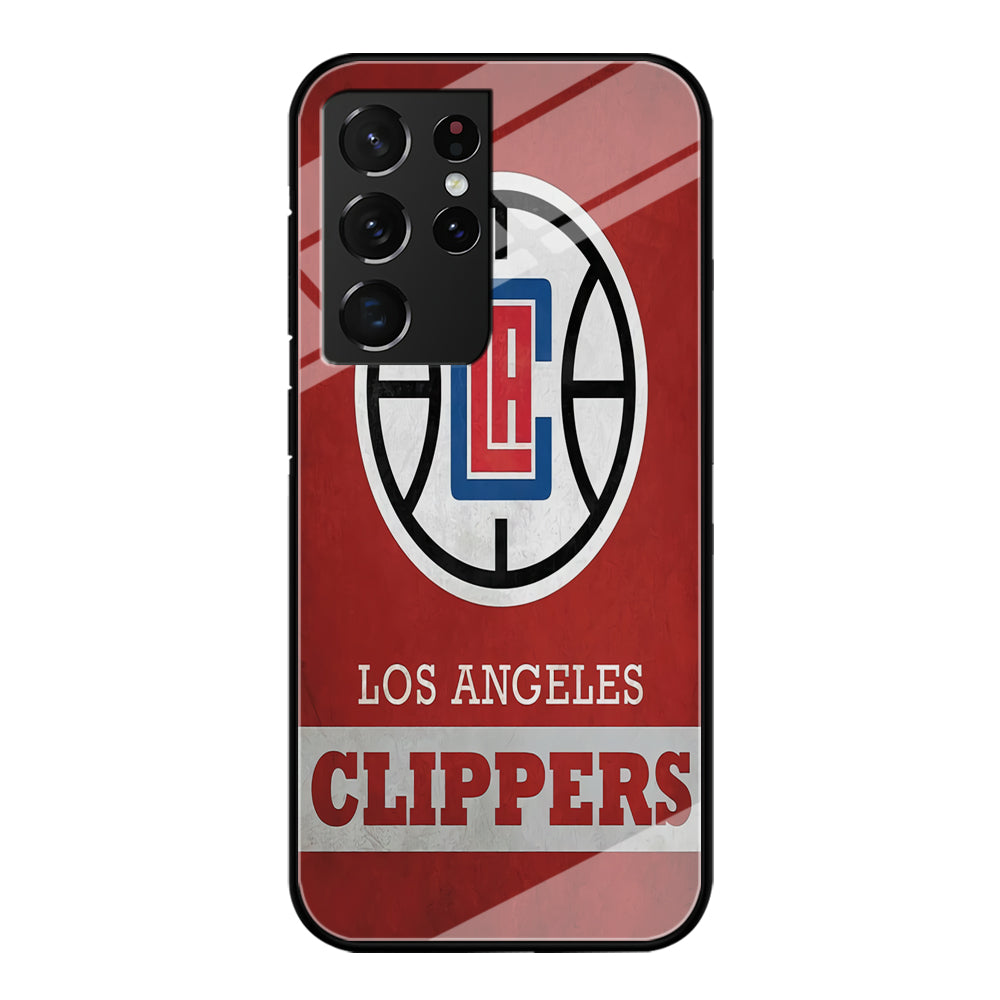 NBA Los Angeles Clippers Basketball 001 Samsung Galaxy S21 Ultra Case-Phone Case-Tempered Glass Case-Altracase