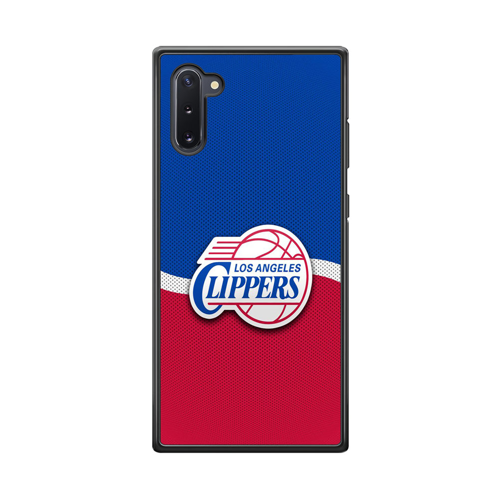 NBA Los Angeles Clippers Basketball 002 Samsung Galaxy Note 10 Case-Phone Case-Rubber Black (2D Case)-Altracase