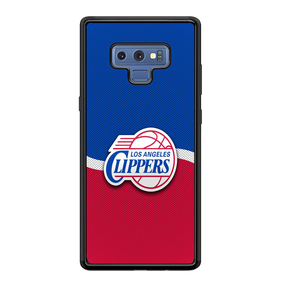 NBA Los Angeles Clippers Basketball 002 Samsung Galaxy Note 9 Case-Phone Case-Rubber Black (2D Case)-Altracase